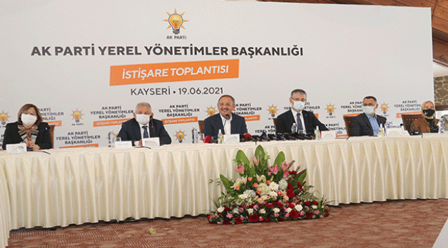 Kayseri'de İstişare Toplantısı Düzenledi