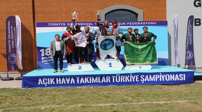Açık Hava Takımlar Türkiye Şampiyonası sona erdi.