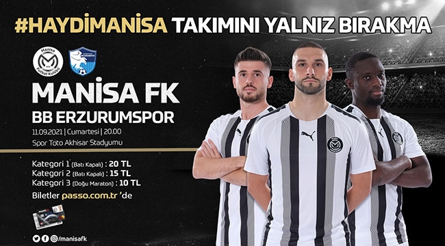 BB Erzurumspor – Manisa FK maçı biletleri satışa çıktı