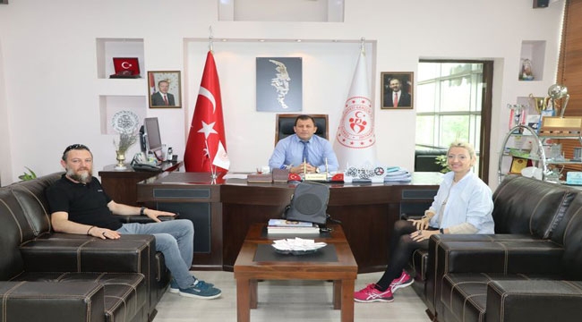 Kahramanmaraş Kadın Klasman Hakemi'nden Kabakcı'ya ziyaret