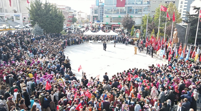 Develi'de 29 Ekim Cumhuriyet Bayramı Kutlamaları
