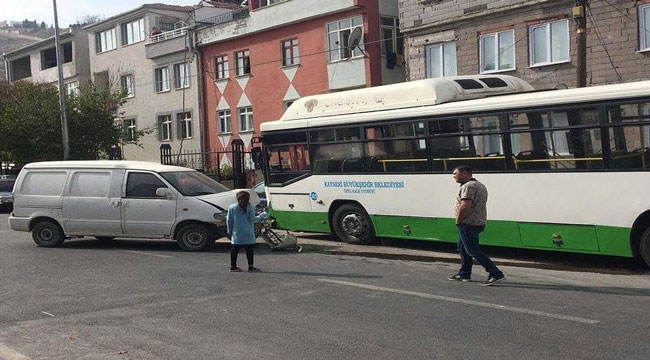Kayseri'de otobüs şoförü kalp krizi geçirdi