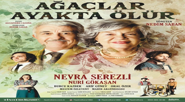 Nevra Serezli 'Ağaçlar Ayakta Ölür' Oyunuyla Kayseri'de 