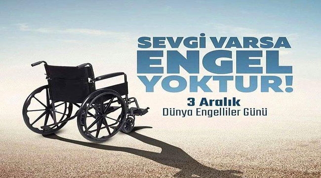 Develi ilçe Müftüsü Emin PATAN "3 Aralık Dünya Engelliler Günü" mesajı