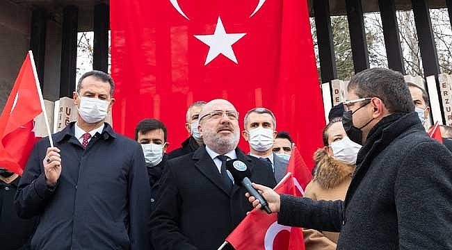 Kayseri Üniversitesi 17 Aralık Kayseri Şehitlerini unutmadı