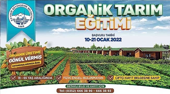 Kayseri Büyükşehir Belediyesi'nde Organik Eğitim Başlıyor