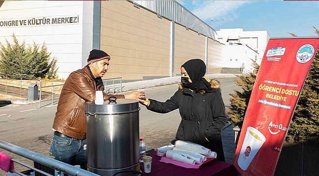 Kayseri Büyükşehir Belediyesi'nden KAYÜ Öğrencilerine Her Sabah Sıcak Çorba İkramı