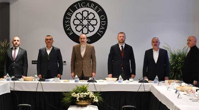 Kayseri Yozgatlılar Federasyonu'ndan 'İş Dünyası İle İstişare Toplantısı'