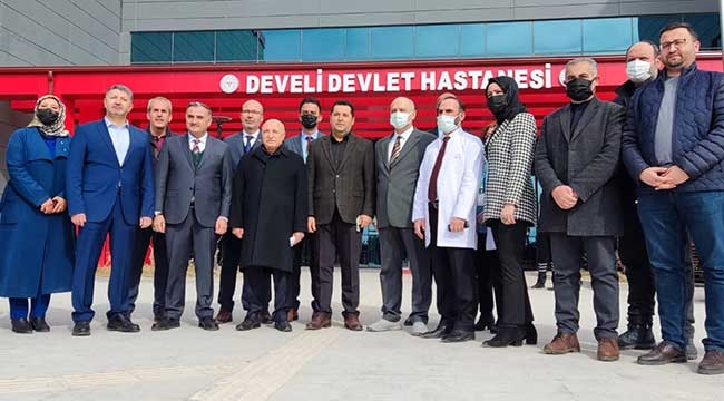 Özel Haber/ Kayseri Milletvekili İsmail Tamer, Develi Devlet Hastanesi'nde ilk ameliyatı yaptı