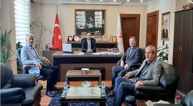 Ak Parti Develi İlçe Başkanı Osman Turan Develi Kaymakamı'nı Ziyaret Etti
