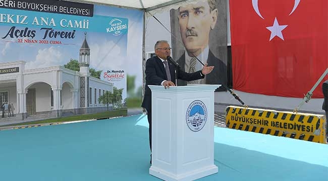 Başkan Büyükkılıç, Özhaseki İle Bünyan'da Ebekız Ana Cami Açılışını Yaptı 