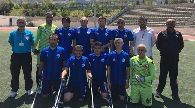 Erciyes Engelliler Ampute Futbol Takımı Üç Puanın Sahibi Oldu