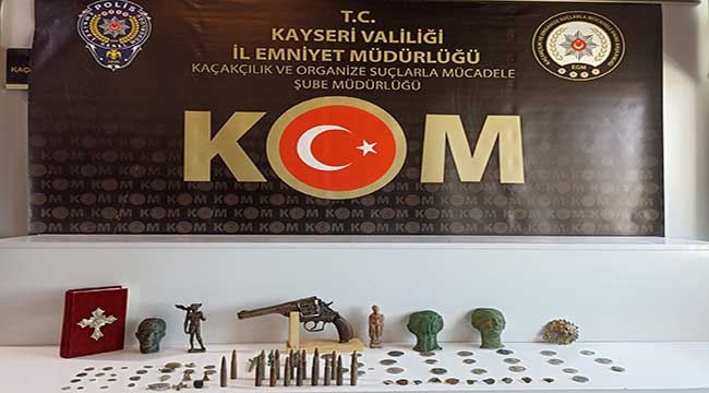 Kayseri'de Tarihi Eser Kaçakçılığı Operasyonu! 