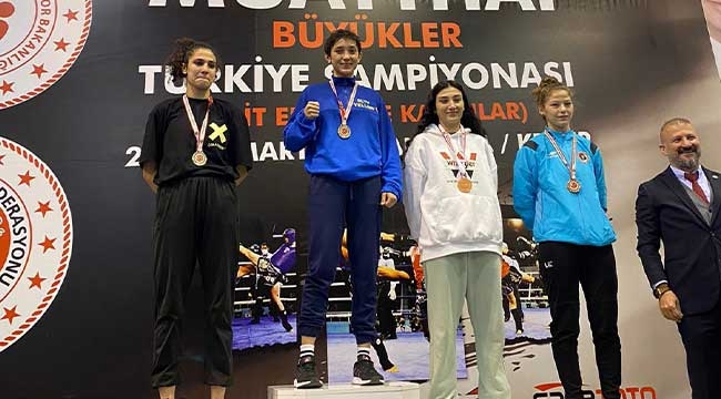 Muay Thai Türkiye Şampiyonası'nda Melikgazi Başarısı