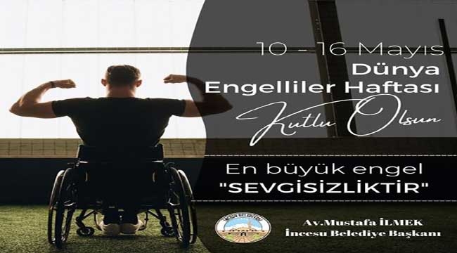 Başkan İlmek'ten Engelliler Haftası Mesajı 