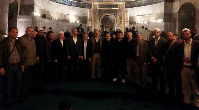 Başkan Şahin'den Ayasofya Kebir Camii Ziyareti