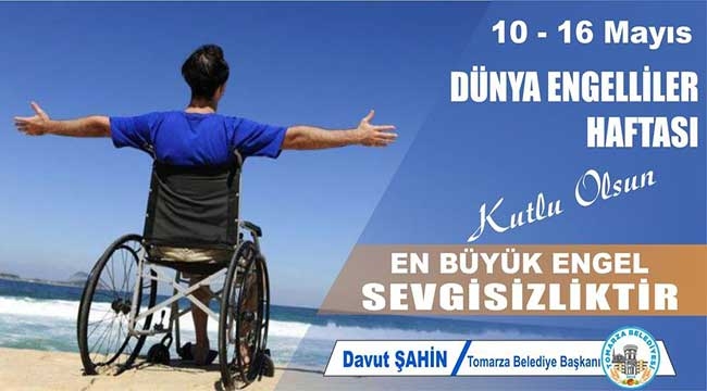 Başkan Şahin'den Engelliler Haftası Mesajı