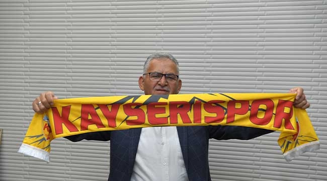 Büyükkılıç: Kayserispor'umuza kupa finalinde başarılar diliyorum