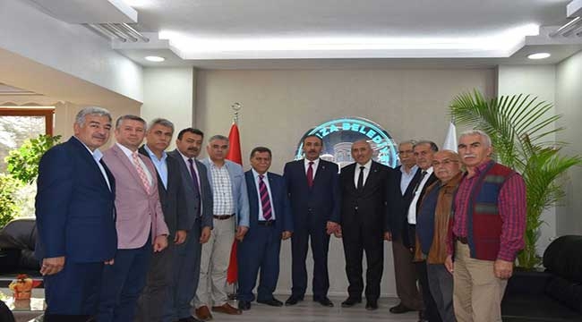 Kayseri Esnaf Odaları Başkanlarından Başkan Şahin'e Ziyaret