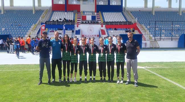 Kayserili atletler Kırıkkale'de birinci oldu