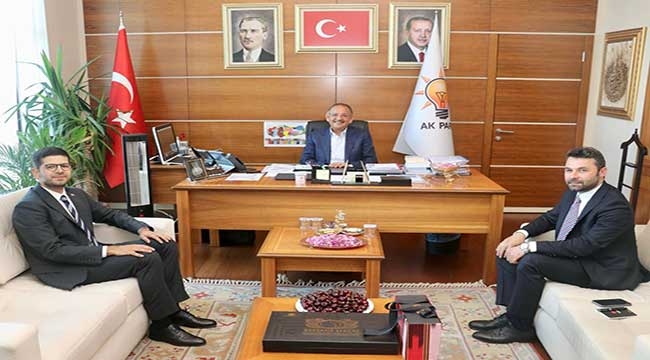 Cumhurbaşkanlığı Yatırım Ofisi Başkanı Dağlıoğlu'ndan Mehmet Özhaseki'ye Ziyaret