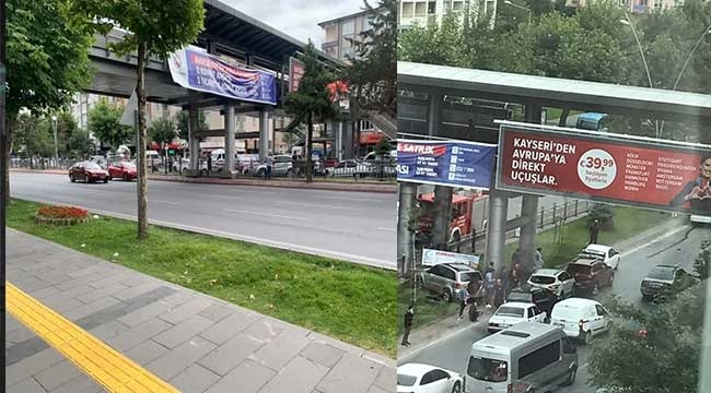 Kayseri'de zincirleme trafik kazası! 