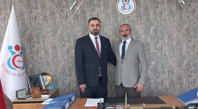 Tokat Şube Başkanı Faruk Çevik'ten Emre Kocaman'a Ziyaret