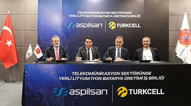 Turkcell ile ASPİLSAN Enerji'den yerli batarya üretiminde stratejik iş birliği