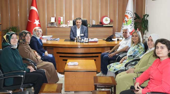 Başkan Timuçin'den Yeşilhisar Belediye Başkanı Taşyapan'a ziyaret