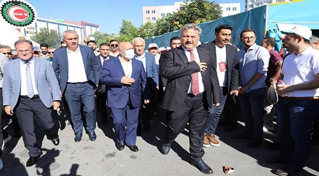HAK-İŞ Genel Başkanı Mahmut Arslan, Kayseri'de
