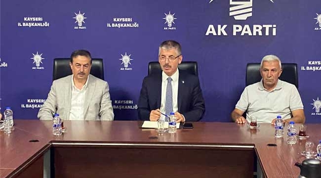 Ak Parti Kayseri İl Başkanlığı Yönetim Kurulu Toplantısını Yaptı