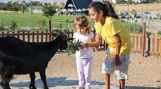 Çocuklara '360 Mini Çiftlik'te Hayvan Sevgisi Aşılanıyor
