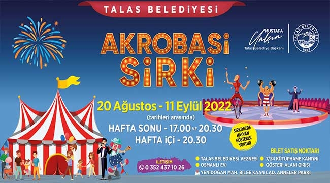 Kayseri'de Akrobasi Sirki açılacak