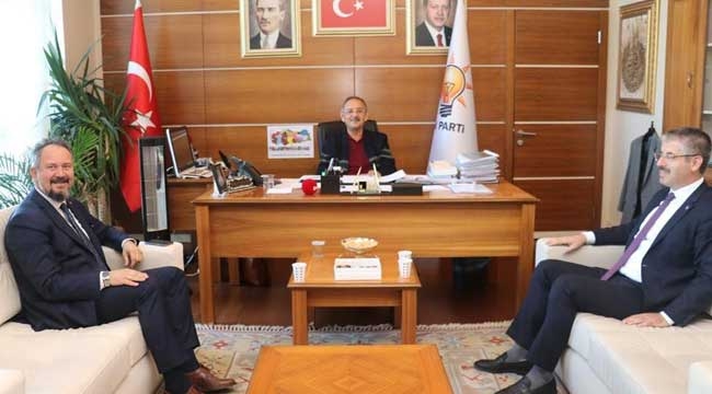 AK Parti Kayseri ve Tekirdağ İl Başkanları'ndan Özhaseki'ye Ziyaret