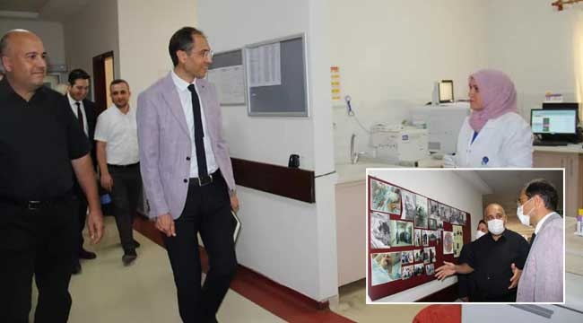 İl Sağlık Müdürü Erşan'dan Kadın Doğum ve Çocuk Kliniğine Ziyaret