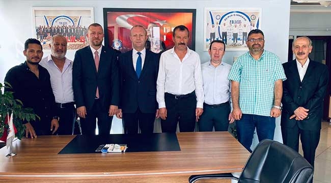 Kayseri Yozgatlılar Federasyonu Çağan'dan Öz İplik-İş Sendikası Şube Başkanı Bağcı'ya Ziyaret