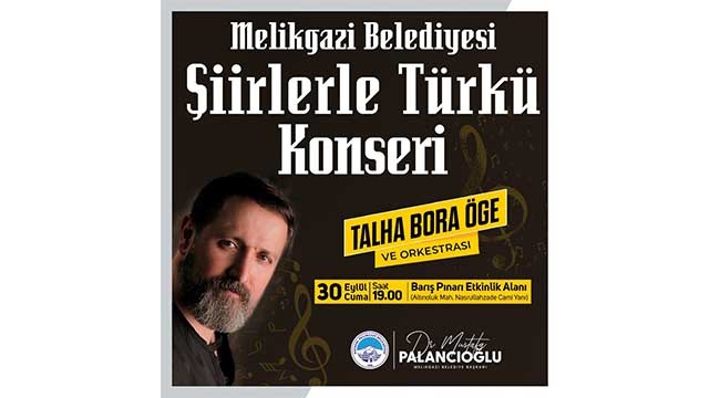Melikgazi'de Şiirlerle Türkü Konseri