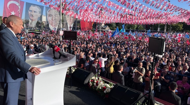 MHP Genel Başkanı Bahçeli "Geleceğiniz varsa göreceğiniz de var"