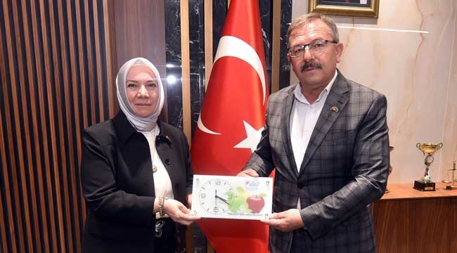 Milletvekili Hülya Nergis Atçı'dan Göksun Belediye Başkanı Aydın'a Ziyaret 