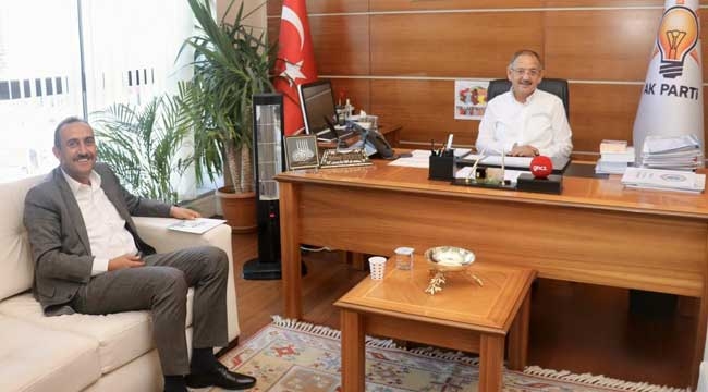 Özhaseki, İncesu Belediye Başkanı İlmek ile Görüştü