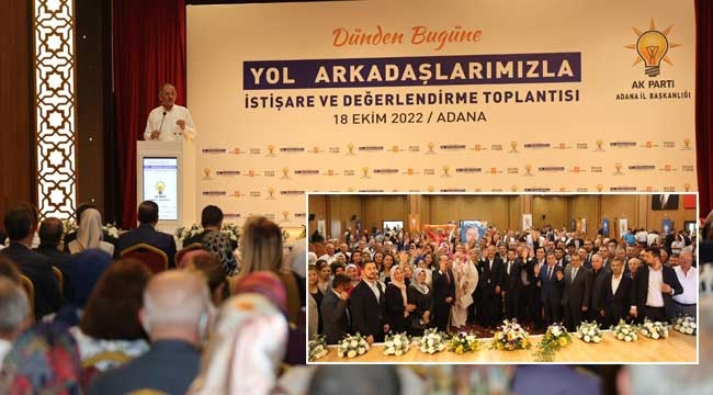 AK Parti'li Özhaseki Adana'da Partililerle Buluştu