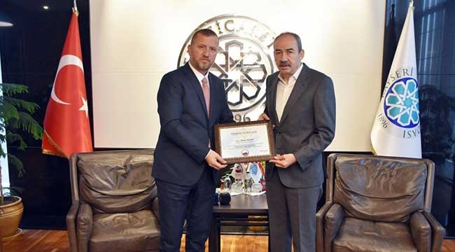 Kayseri Yozgatlılar Federasyonu Genel Başkanı Çağan'dan KTO Yönetim Kurulu Başkanı Gülsoy'a Ziyaret