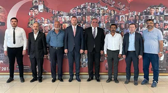 Kayseri Yozgatlılar Federasyonu Genel Başkanı Çağan'dan Sgk İl Müdürü Hasgül'e Ziyaret