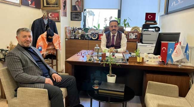 AK Parti Develi İlçe Başkanı Turan'dan Dr. Avşar Aslan'a Ziyaret