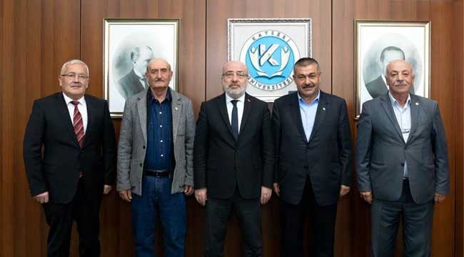 Başkan Güneş'ten Kayseri Üniversitesi'ne Ziyaret