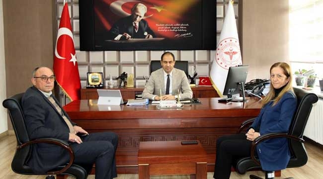 DİSK Genel Başkanı Çerkezoğlu'ndan İl Sağlık Müdürü Erşan'a Ziyaret