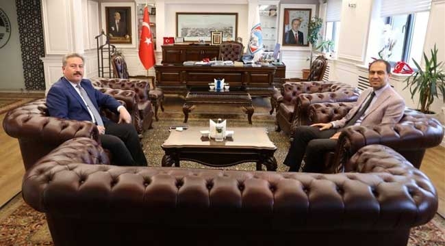 İl Sağlık Müdürü Erşan'dan Başkan Palancıoğlu'na Ziyaret