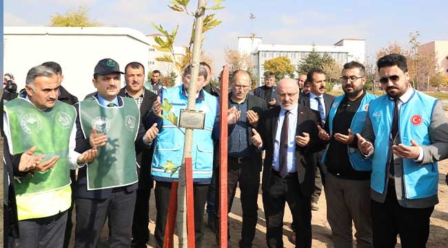 KAYÜ Develi Seyrani Kampüsüne Milli Ağaçlandırma Günü Kapsamında Ağaçlandırma Çalışması Yapıldı