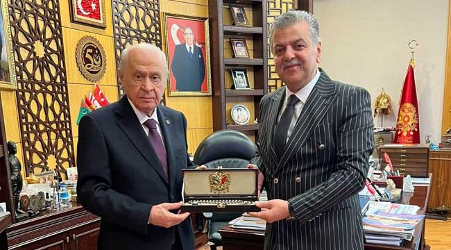 MHP İl Başkanı İncetoprak'tan Devlet Bahçeli'ye Ziyaret