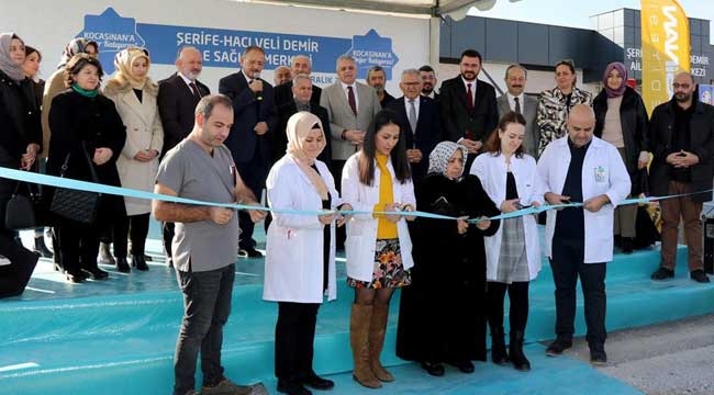 Şerife-Hacı Veli Demir Aile Sağlığı Merkezi Düzenlenen Törenle Hizmete Açıldı